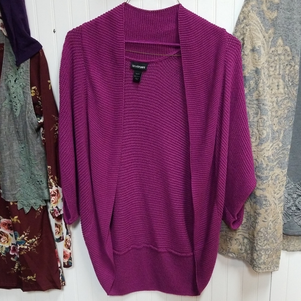Lane Bryant 18/20 1x Dolman Sleeve Cardigan